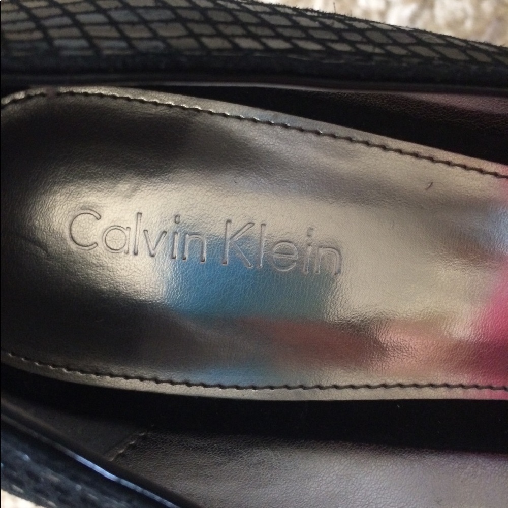 Calvin Klein peep toe heels - Picture 7 of 9